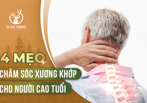 4 MẸO CHĂM SÓC XƯƠNG KHỚP NGƯỜI CAO TUỔI CÓ THỂ CHƯA BIẾT